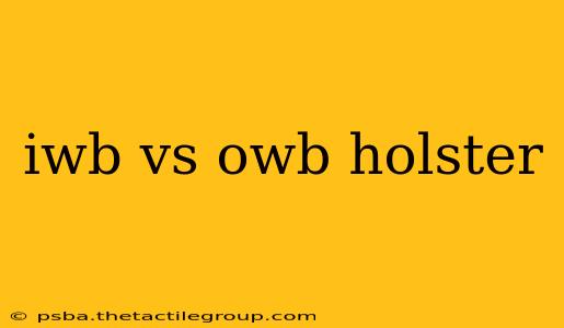 iwb vs owb holster