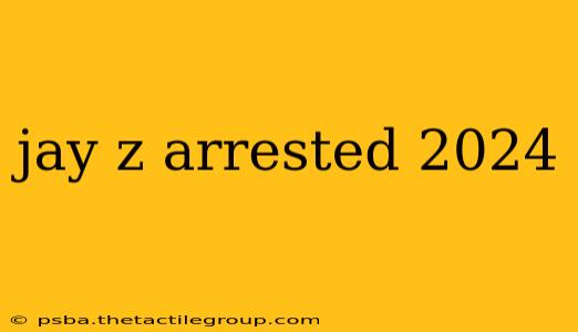 jay z arrested 2024