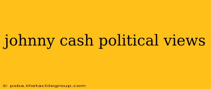 johnny cash political views