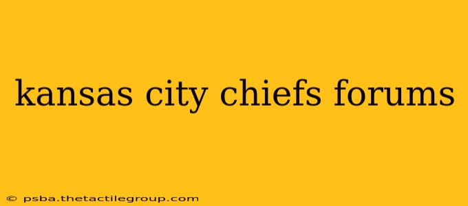 kansas city chiefs forums