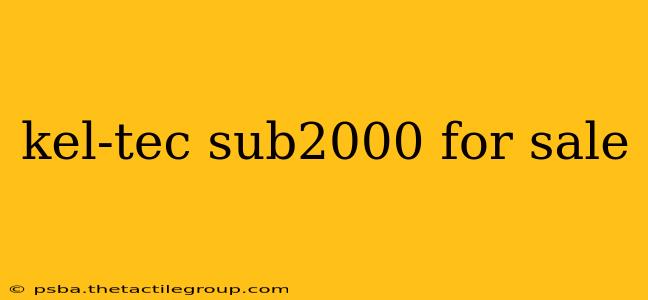 kel-tec sub2000 for sale