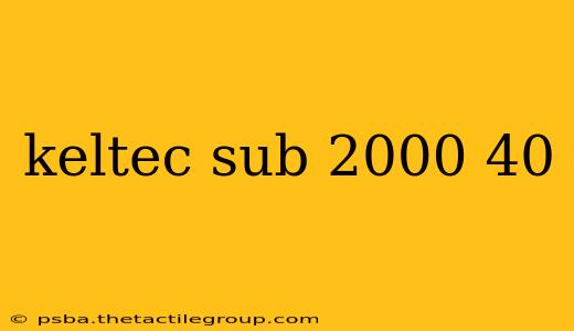 keltec sub 2000 40