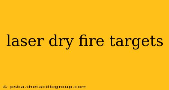 laser dry fire targets