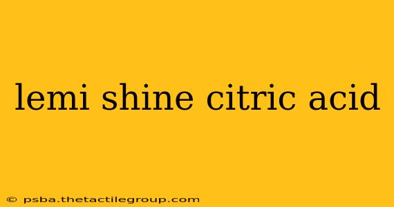 lemi shine citric acid