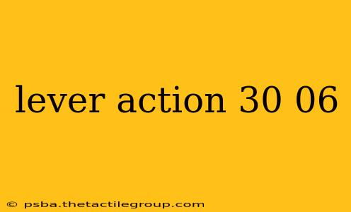 lever action 30 06