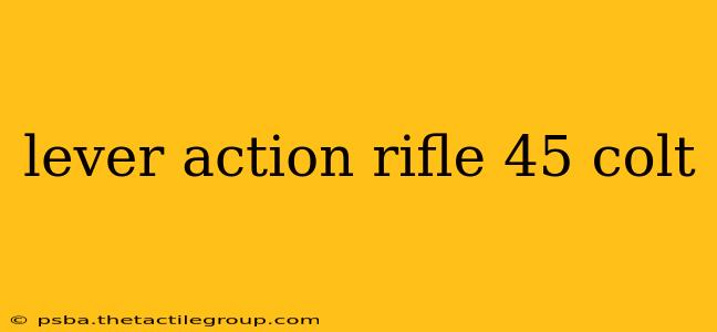 lever action rifle 45 colt