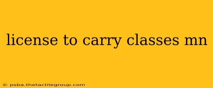 license to carry classes mn