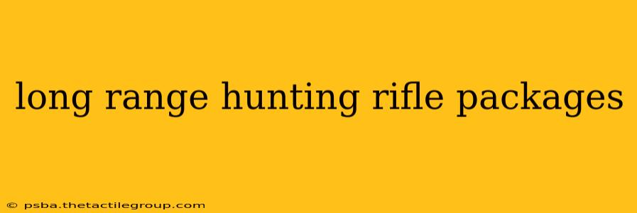 long range hunting rifle packages