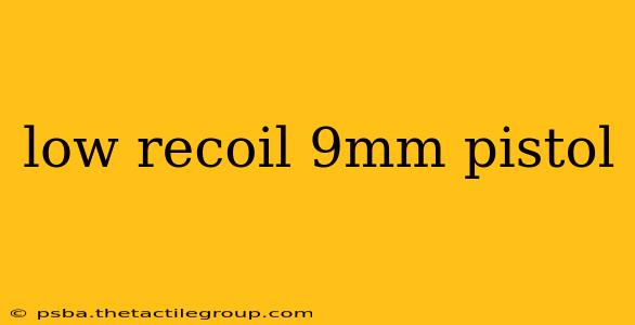 low recoil 9mm pistol