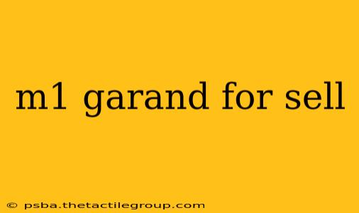 m1 garand for sell