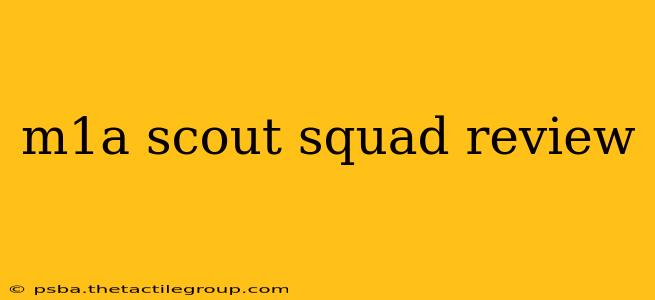 m1a scout squad review