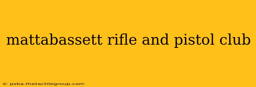 mattabassett rifle and pistol club