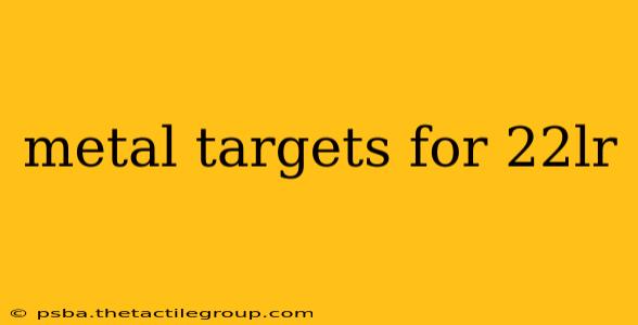 metal targets for 22lr