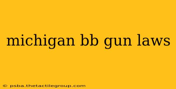 michigan bb gun laws