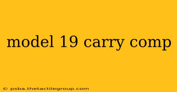 model 19 carry comp