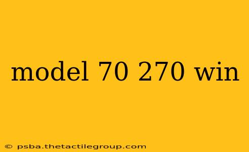 model 70 270 win