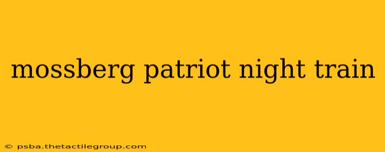 mossberg patriot night train