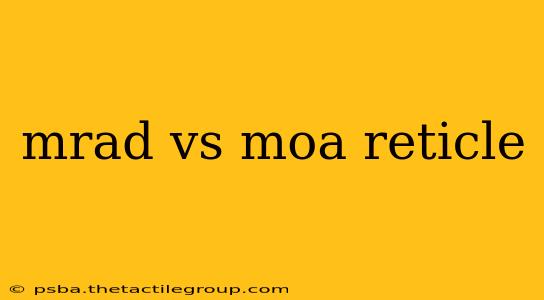 mrad vs moa reticle