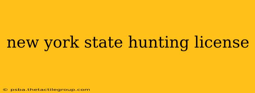 new york state hunting license