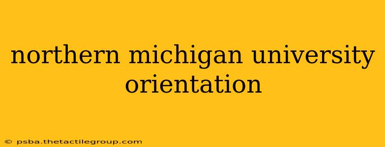 northern michigan university orientation