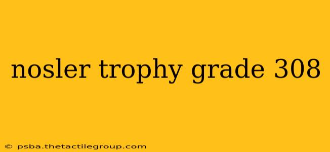 nosler trophy grade 308