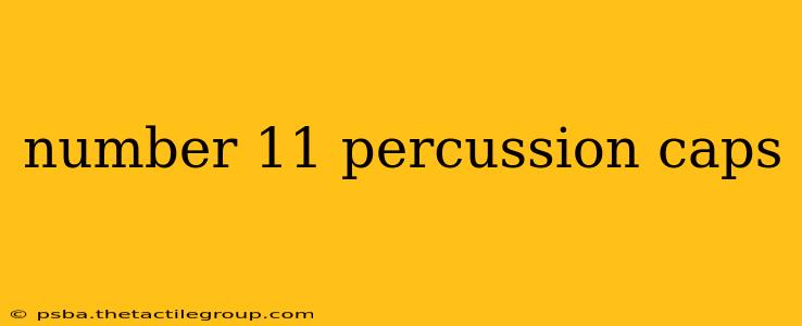 number 11 percussion caps