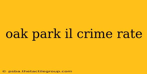 oak park il crime rate