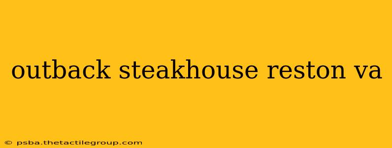 outback steakhouse reston va