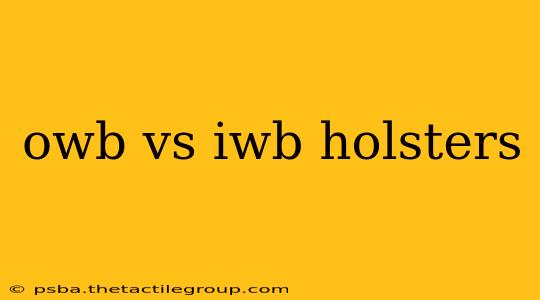 owb vs iwb holsters