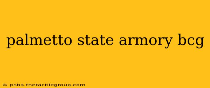 palmetto state armory bcg