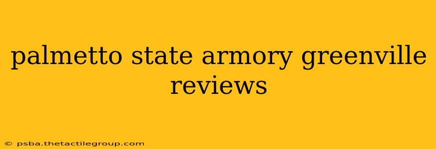 palmetto state armory greenville reviews