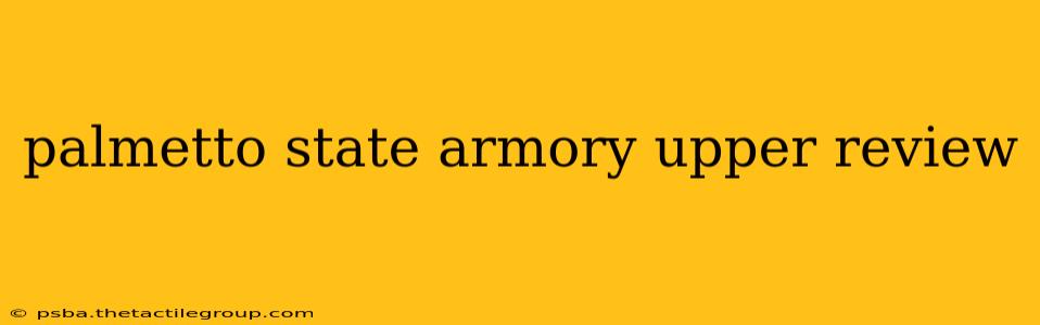 palmetto state armory upper review