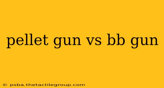 pellet gun vs bb gun