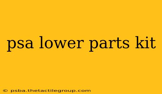 psa lower parts kit