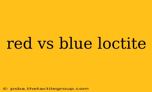 red vs blue loctite