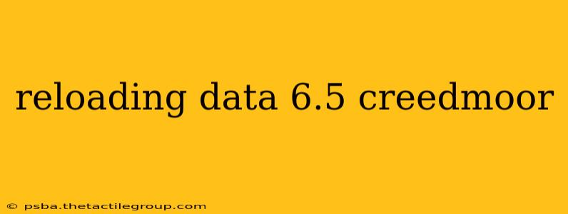 reloading data 6.5 creedmoor