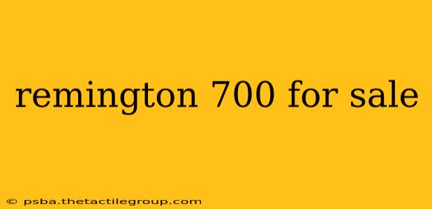 remington 700 for sale