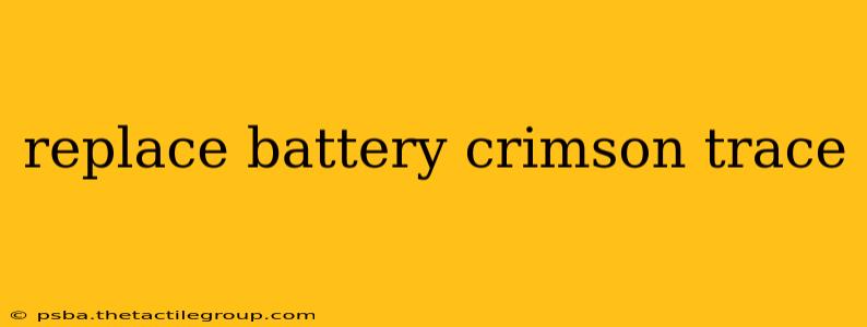 replace battery crimson trace