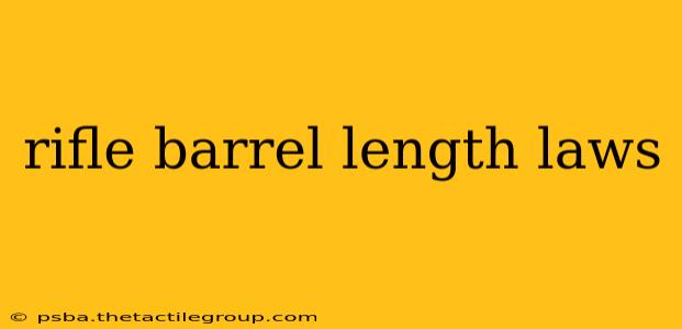 rifle barrel length laws