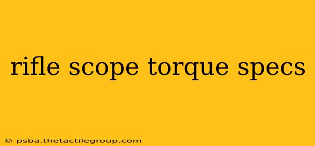 rifle scope torque specs