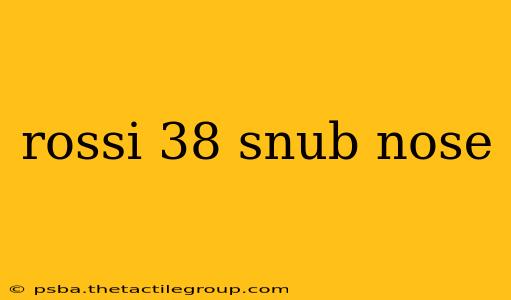 rossi 38 snub nose