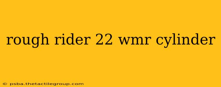 rough rider 22 wmr cylinder