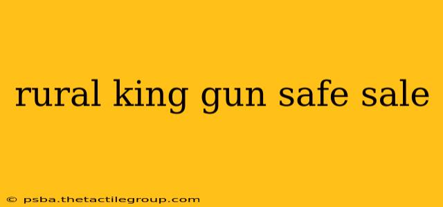 rural king gun safe sale