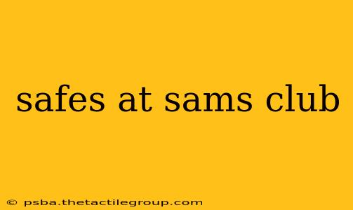 safes at sams club