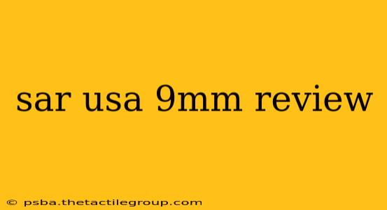 sar usa 9mm review