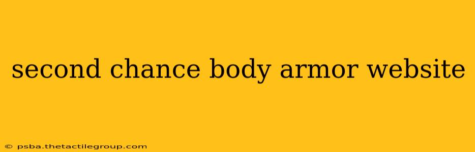 second chance body armor website