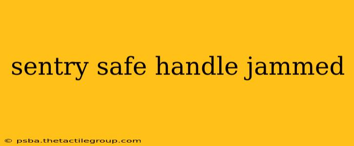 sentry safe handle jammed