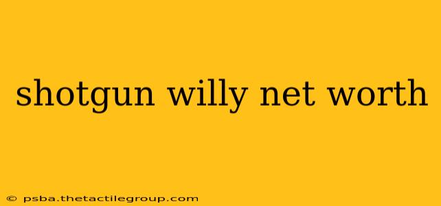 shotgun willy net worth