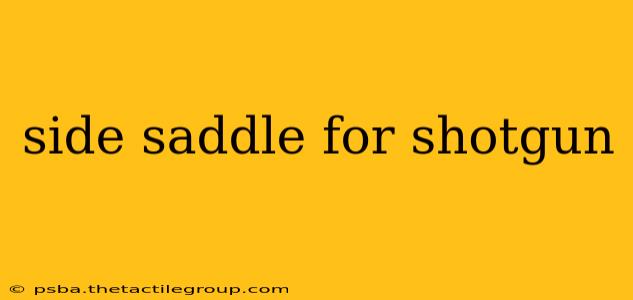 side saddle for shotgun