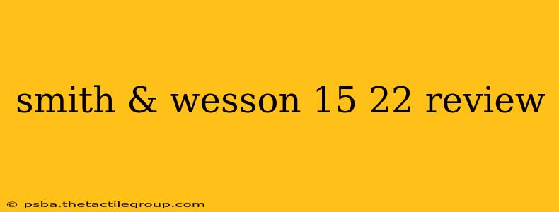 smith & wesson 15 22 review